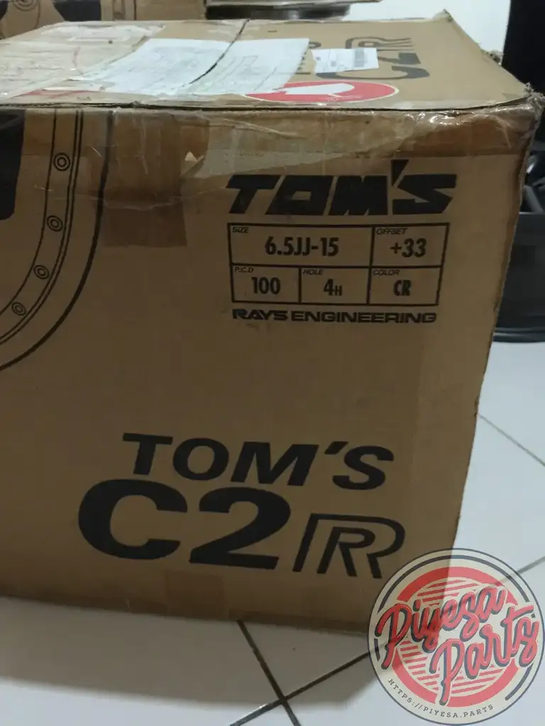 Brand New Tom's C2R 15x6.5 +33 4x100