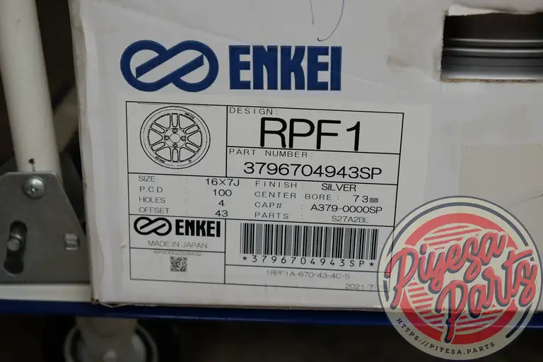 Brand New Enkei RPF1 (Silver) 16x7 +43 4x100