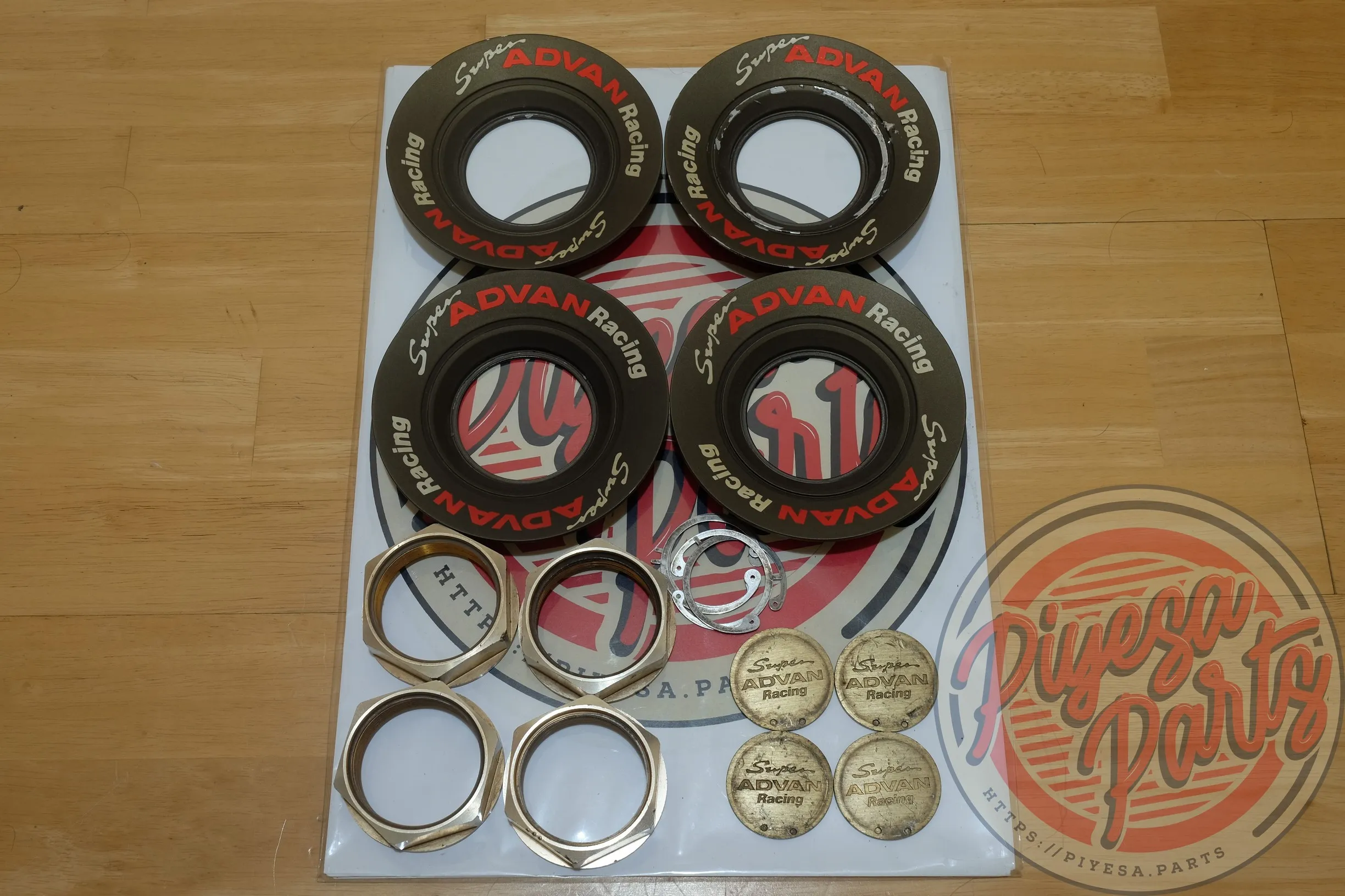 Yokohama Advan SA3R Center Caps/Hardware