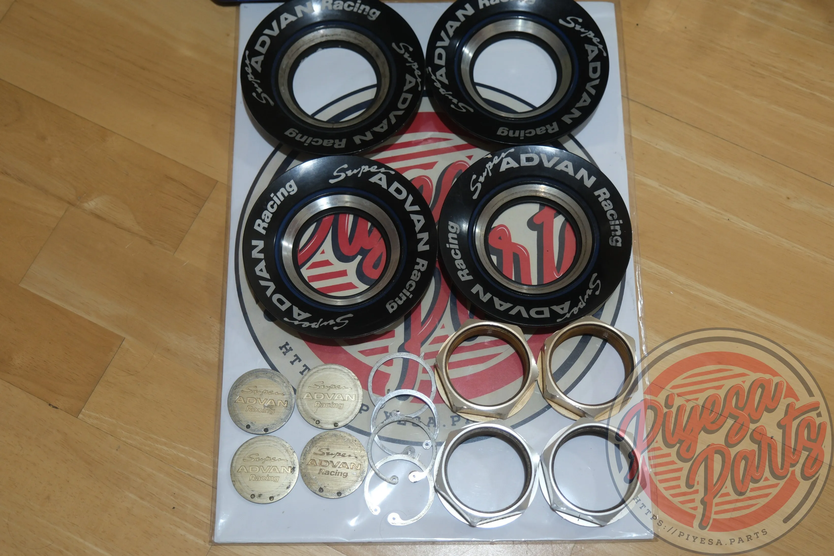 Yokohama Advan SA3R Center Hardware (Caps) for 15 & 16