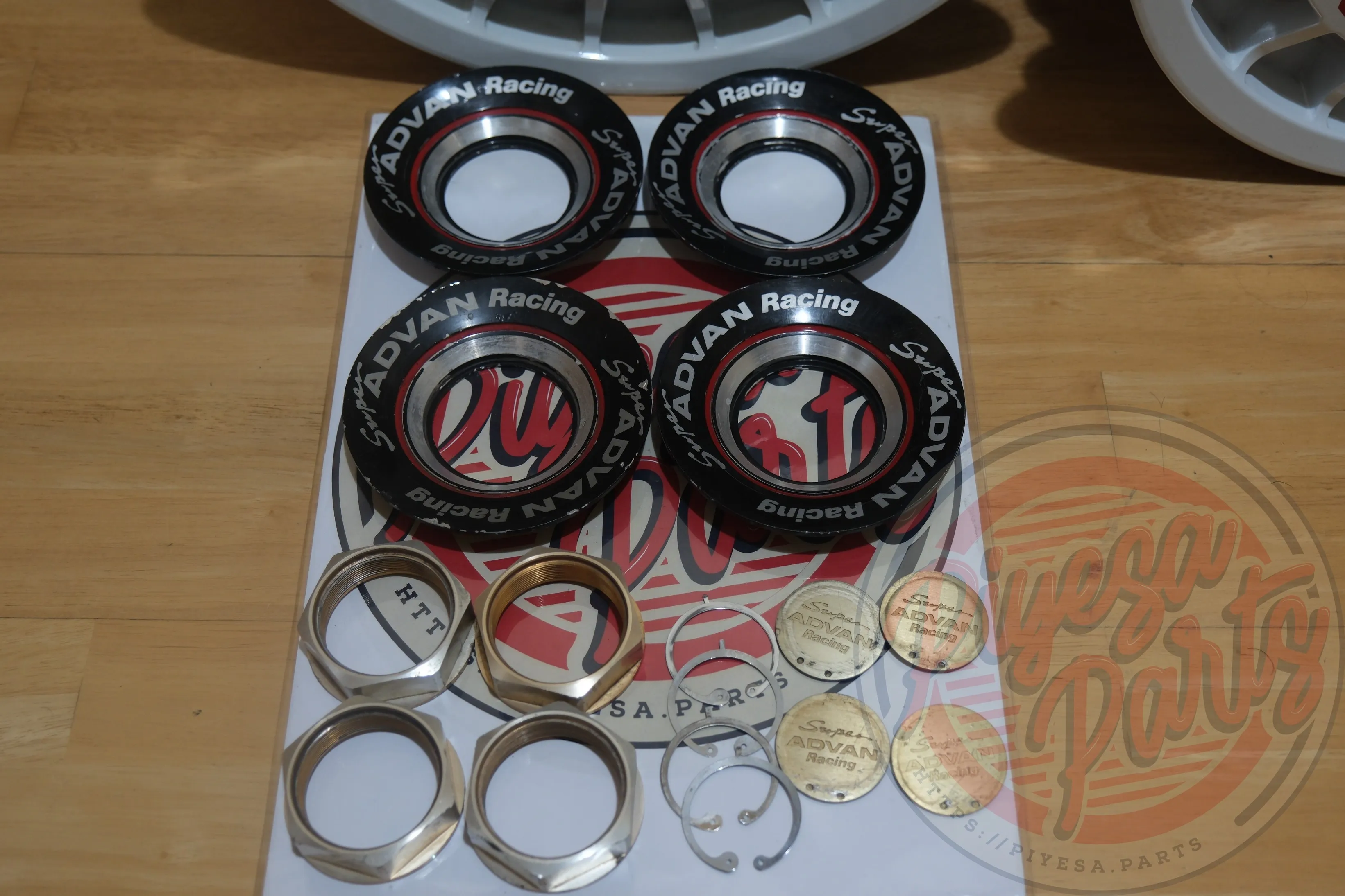 Yokohama Advan SA3R Center Hardware (Caps) for 15 & 16