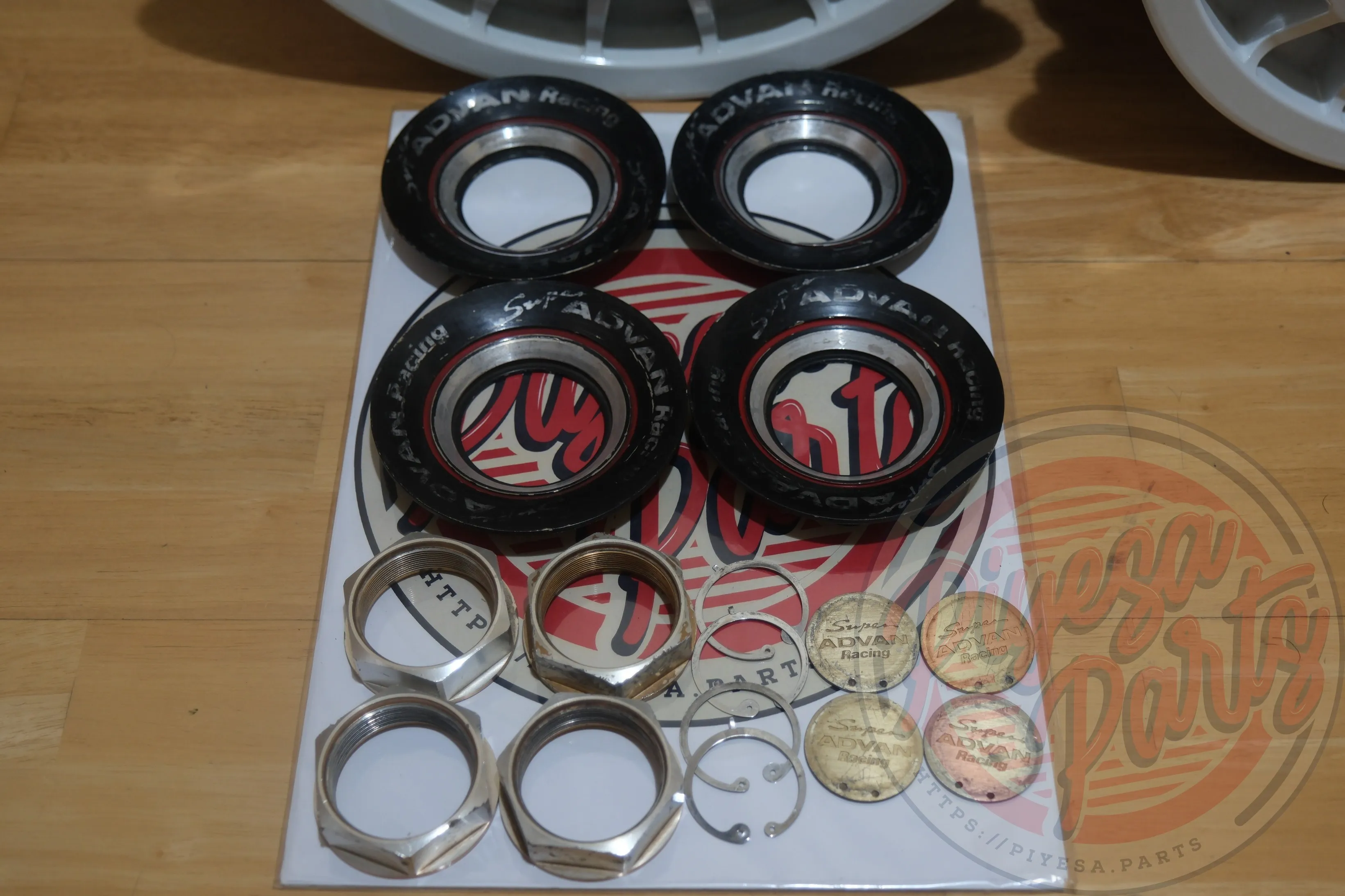 Yokohama Advan SA3R Center Hardware (Caps) for 15 & 16