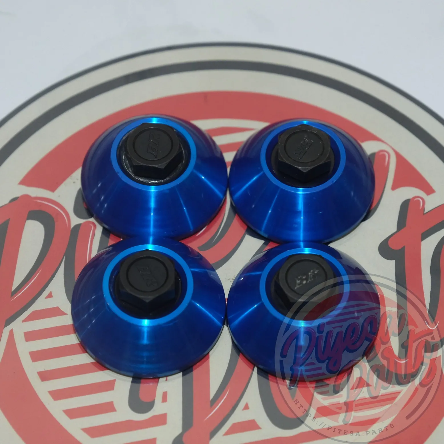 Black Racing Center Caps for Pro-N1, Pro-03
