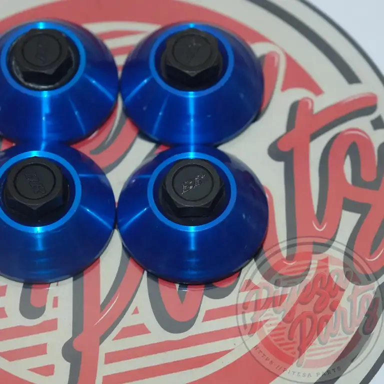 Black Racing Center Caps for Pro-N1, Pro-03