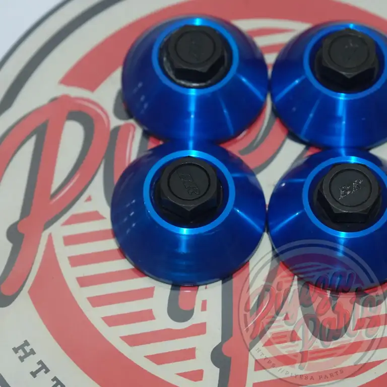 Black Racing Center Caps for Pro-N1, Pro-03