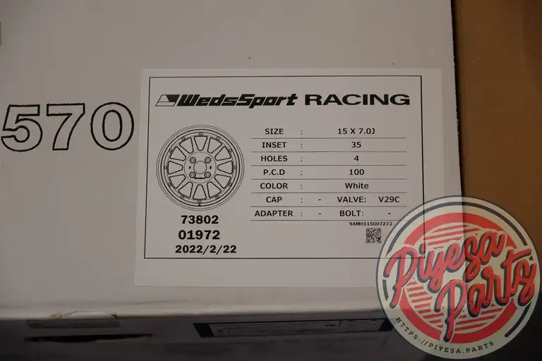 Brand New Weds Sport Racing (Kurage) 15x7 +35 4x100